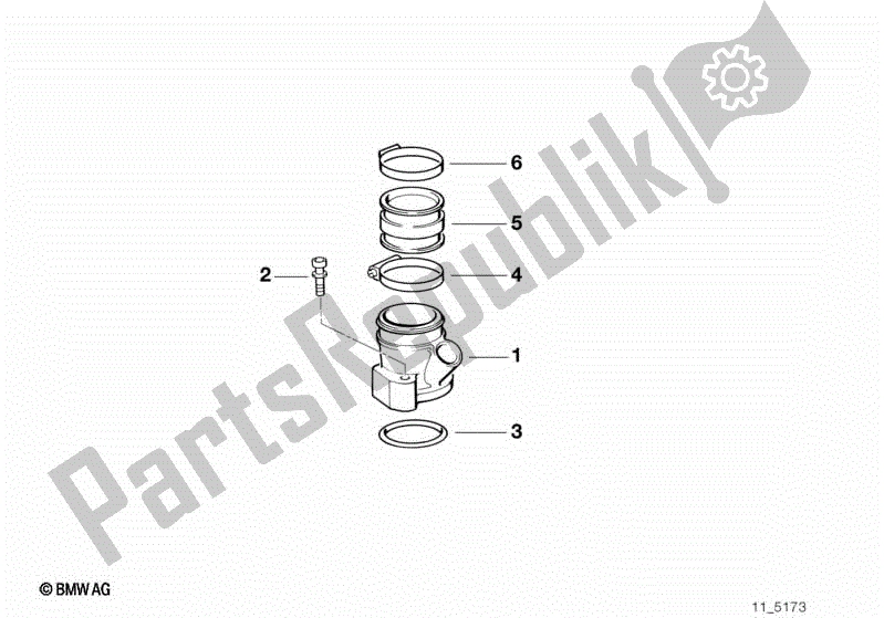 Todas las partes para Colector De Admisión de BMW K 1200 RS 41 2001 - 2004