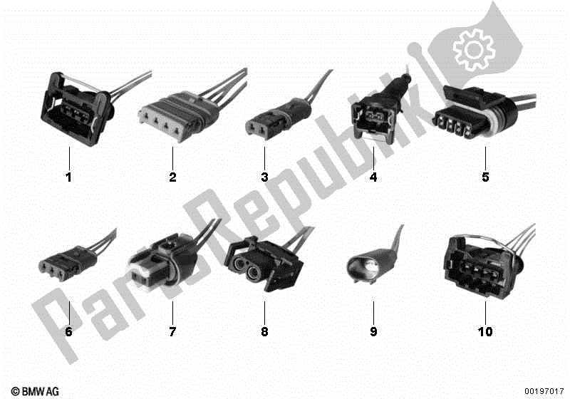 Todas las partes para Tapón De Reparación de BMW K 1200 RS 41 2001 - 2004