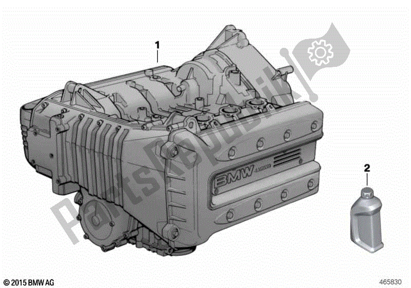 Todas las partes para Motor Corto de BMW K 1200 RS 41 2001 - 2004