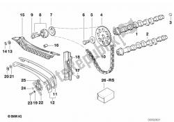 ingranaggio distribuzione - albero a camme / trasmissione a catena