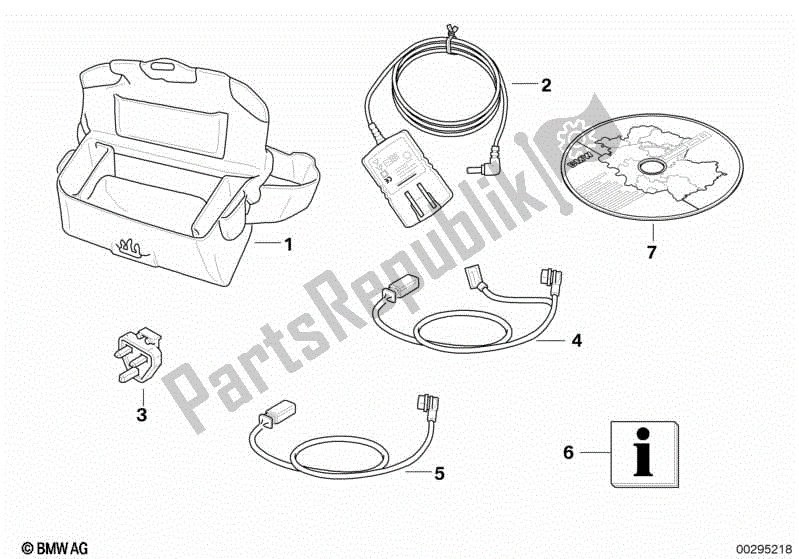 Toutes les pièces pour le Accessoires Bmw Navigator Ii du BMW K 1200S 40 2004 - 2008