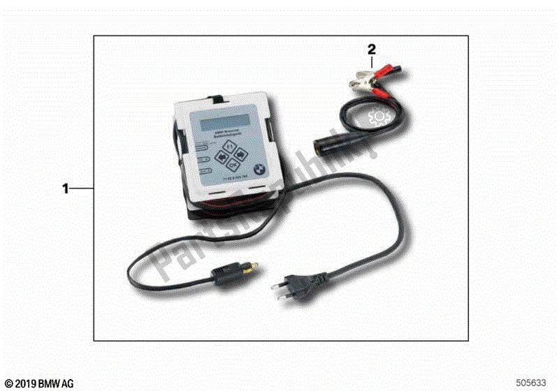 Toutes les pièces pour le Chargeur De Batterie du BMW K 1200S 40 2004 - 2008