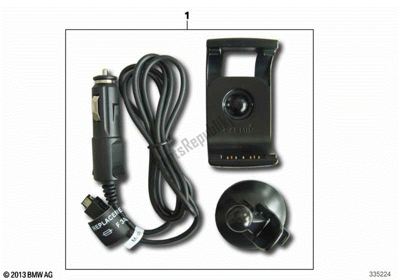 Todas las partes para Kit De Instalación De Coche Navigator Adventure de BMW K 1200S 40 2004 - 2008