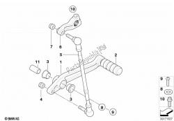 External gearshift parts/Shift lever