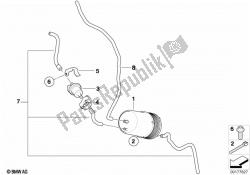 ventilação do tanque de combustível / peças de fixação