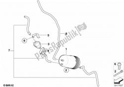 ventilación del tanque de combustible / piezas de montaje