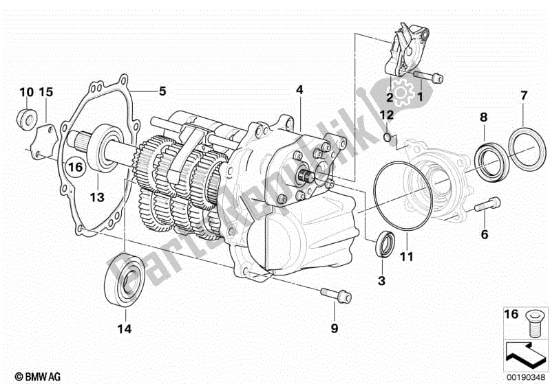 Todas las partes para Transmisión Manual de BMW K 1200S 40 2004 - 2008