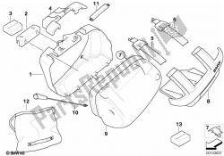 Sports case single parts