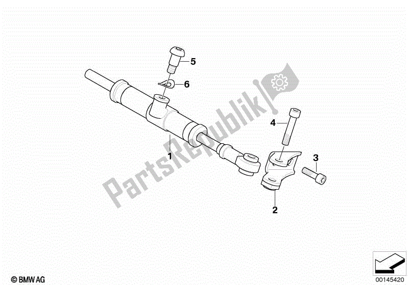 Todas las partes para Amortiguador De Dirección de BMW K 1200S 40 2004 - 2008