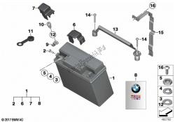 batteria, esente da manutenzione