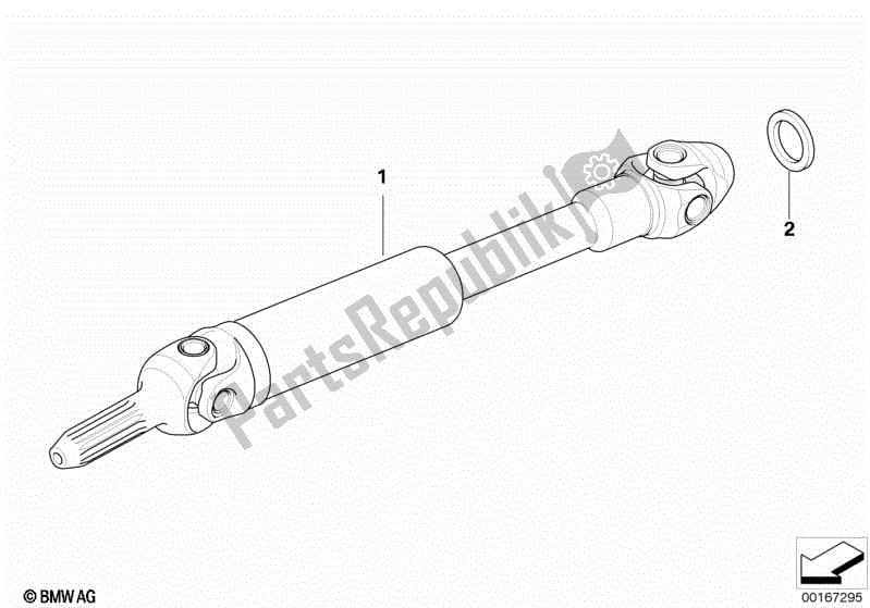 Todas las partes para Eje De Accionamiento de BMW K 1300 GT 44 2008 - 2010