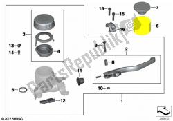 conjunto do travão de mão braçadeira de guiador m5