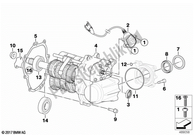 Todas las partes para Transmisión Manual de BMW K 1300 GT 44 2008 - 2010