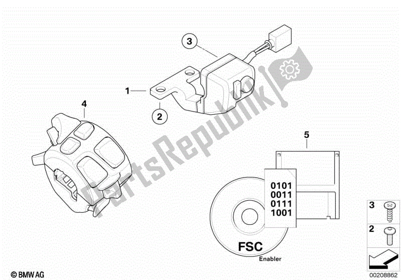 Todas las partes para Modernizar Asc de BMW K 1300 GT 44 2008 - 2010