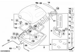 piezas individuales para top case 28i