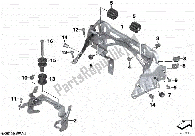 Todas las partes para Accesorio Del Tanque De Combustible de BMW K 1300R 43 2008 - 2012