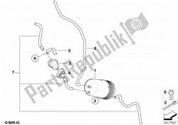 ventilação do tanque de combustível / peças de fixação