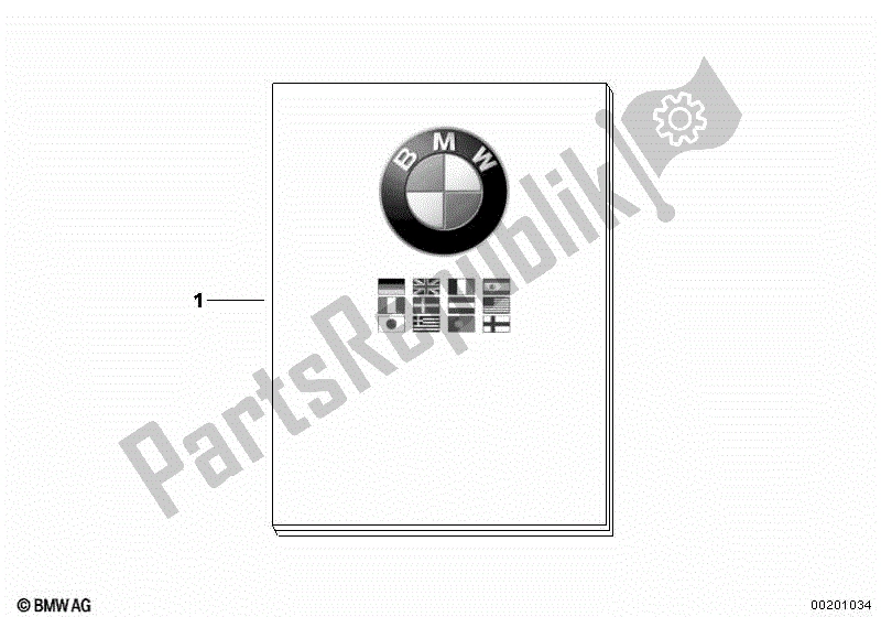 Alle onderdelen voor de Installatie Instructies van de BMW K 1300R 43 2008 - 2012