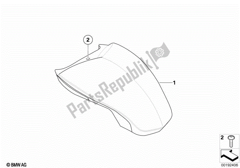 Alle onderdelen voor de Led Achterlicht van de BMW K 1300R 43 2008 - 2012