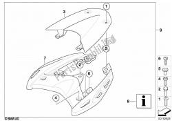 Mounting parts, luggage grid