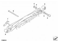 Tension struts with mounting