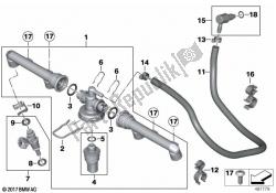 valvole / tubi del sistema di iniezione del carburante