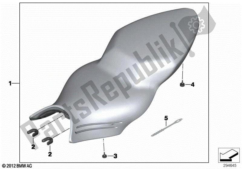 Todas las partes para Banqueta de BMW K 1300S 40 2009 - 2016