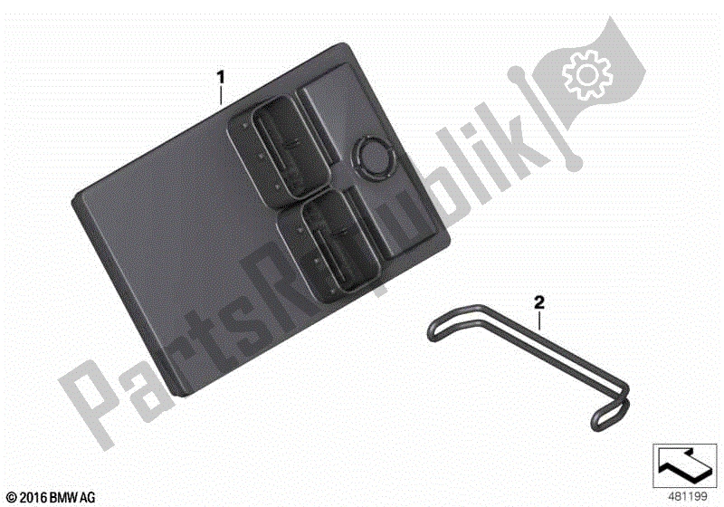 Todas las partes para Electrónica Del Chasis Central de BMW K 1300S 40 2009 - 2016