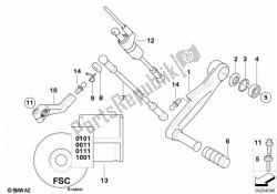 External gearshift parts/Shift lever