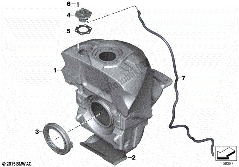 Todas las partes para Depósito De Combustible de BMW K 1300S 40 2009 - 2016