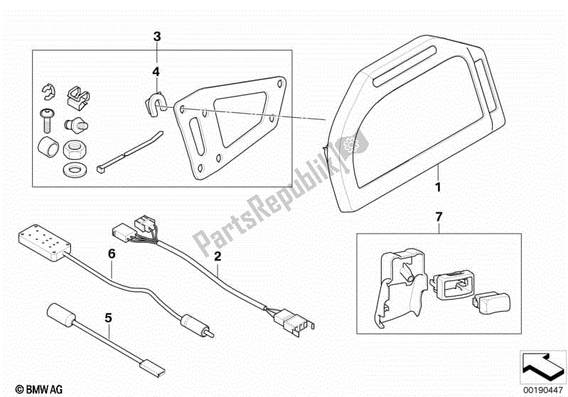 Alle onderdelen voor de Hp Instrumentenpaneel van de BMW K 1300S 40 2009 - 2016