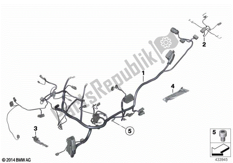 Todas las partes para Arnés Principal / Arnés Trasero de BMW K 1300S 40 2009 - 2016