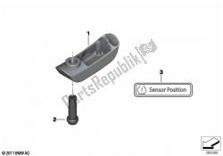 RDC sensor for front wheel