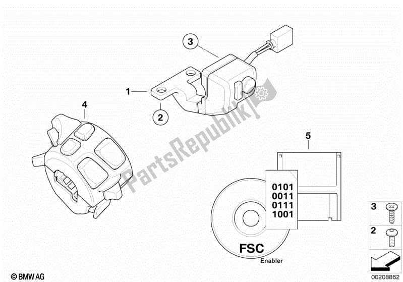 Todas las partes para Modernizar Asc de BMW K 1300S 40 2009 - 2016