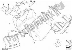 Sports case single parts