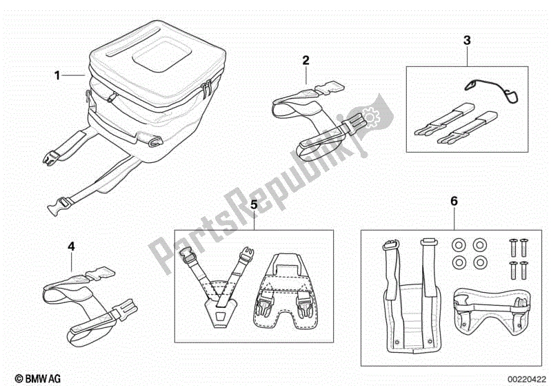 Todas las partes para Bolsa De Depósito Universal de BMW K 1300S 40 2009 - 2016