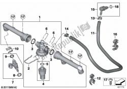 kleppen / leidingen van brandstofinjectiesysteem