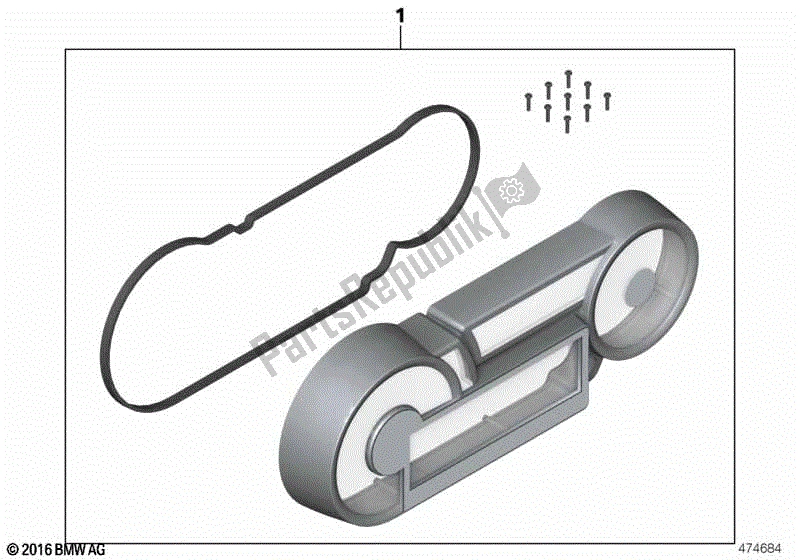 Todas las partes para Kit De Reparación Cuadro De Instrumentos de BMW K 1600 Bagger 61 2017 - 2021