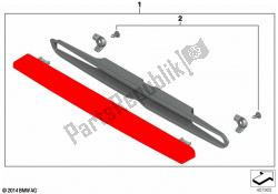 luz de freio auxiliar, topcase tour