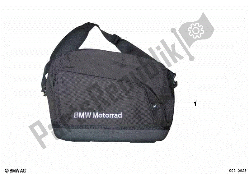 Todas las partes para Bolsillo Interior Para Maleta Touring de BMW K 1600 GT 48 2010 - 2016