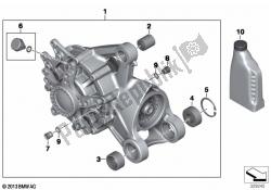 Right-angle gearbox, rear