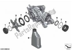 Right-angle gearbox, single parts