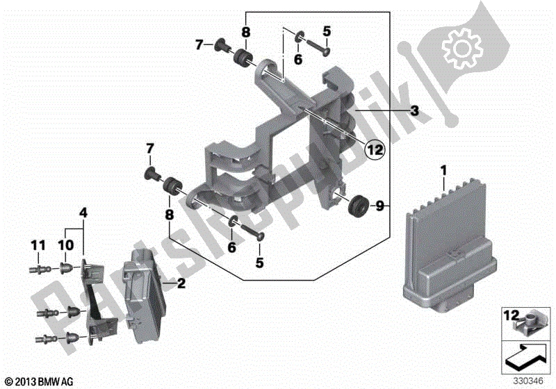 Toutes les pièces pour le Module De Base du BMW K 1600 GT 48 2017 - 2018