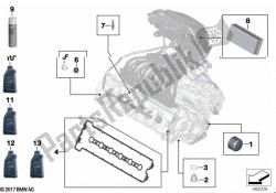 óleo do motor / serviço de manutenção