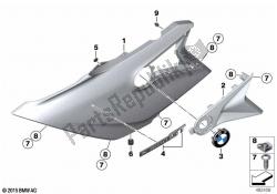 Fairing side section, front