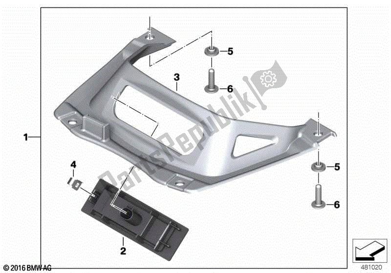 Todas las partes para Iluminación Del Piso de BMW K 1600 GT 48 2017 - 2018