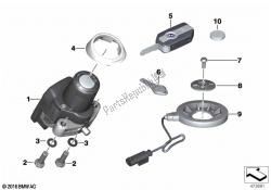 RF remote control locking system