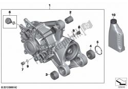 Right-angle gearbox, rear