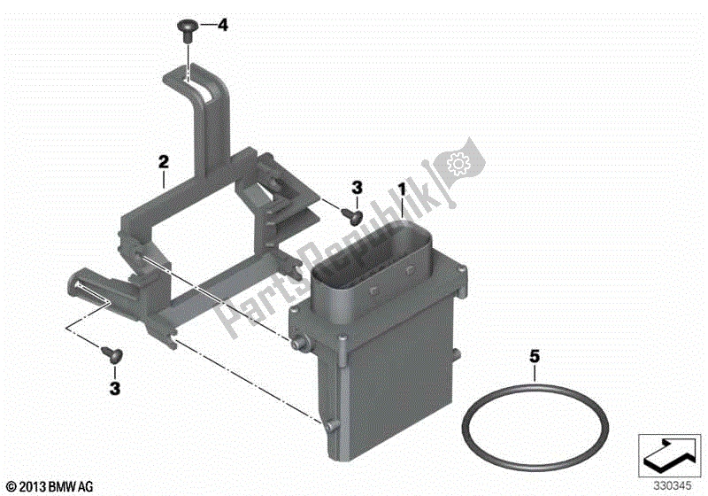 Todas las partes para Unidad De Control Esa de BMW K 1600 GTL 48 2010 - 2016