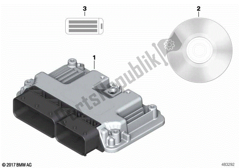 Todas las partes para Unidad De Control de BMW K 1600 GTL 48 2010 - 2016